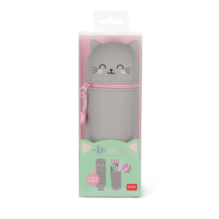 LEGAMI Astuccio 2 In 1 In Morbido Silicone Kawaii Gatto - LEGKA0009