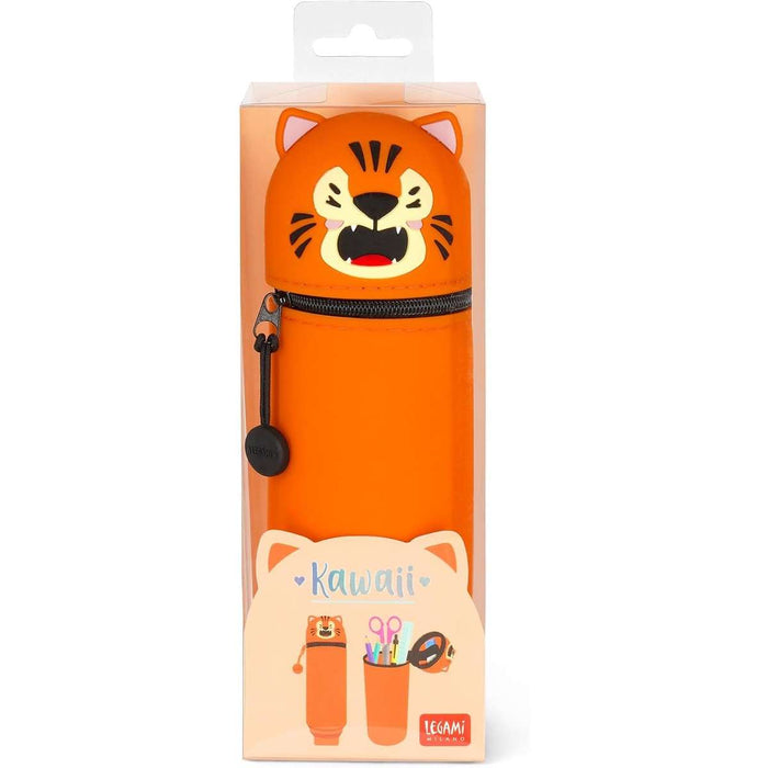 LEGAMI Astuccio 2 In 1 In Morbido Silicone Kawaii Tiger - LEGKA0018
