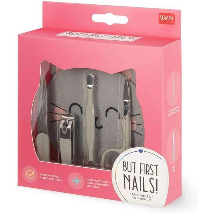 LEGAMI But First Nails Manicure Set Kitty - LEGMST0002