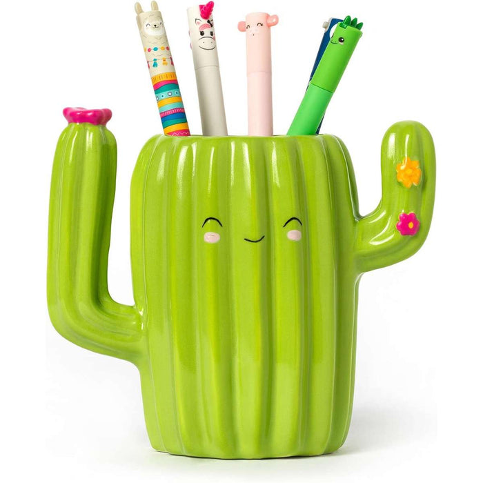 LEGAMI Portapenne In Ceramica Desk Friends Cactus - LEGPHS0003