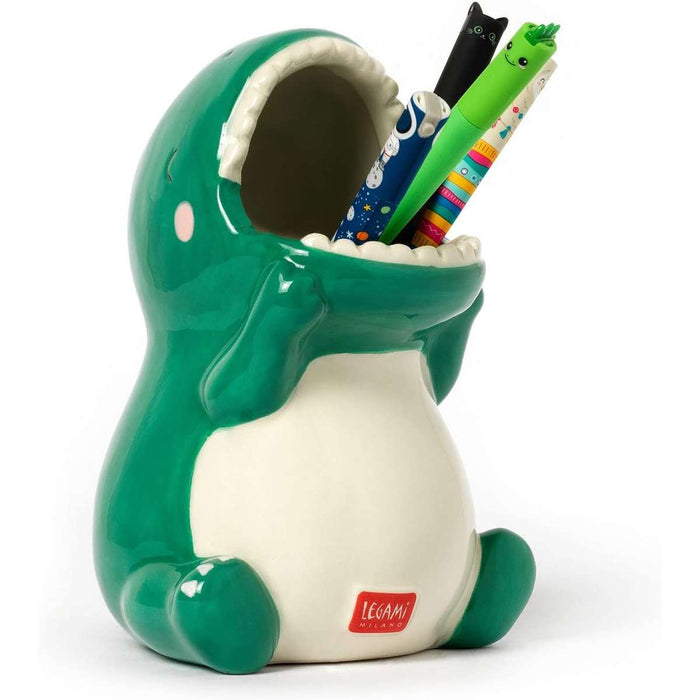 LEGAMI Portapenne In Ceramica Desk Friends Dino - LEGPHS0005