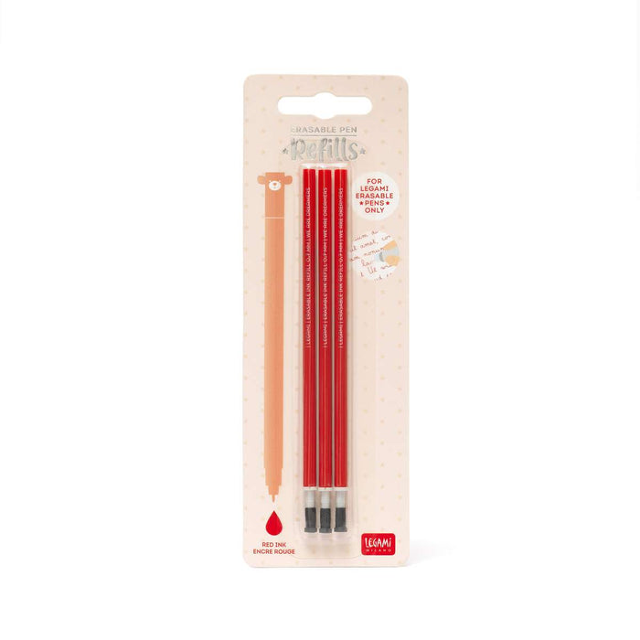 LEGAMI Refill Per Penna Gel Cancellabile Rosso - LEGREFEP0006
