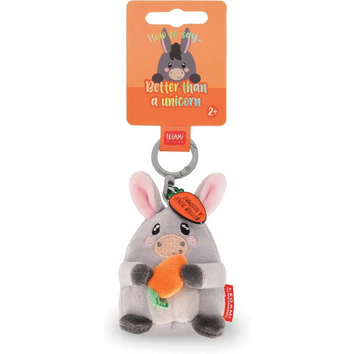 LEGAMI Portachiavi Di Peluche Donkey Tiny Super Soft! - LEGSPK0012