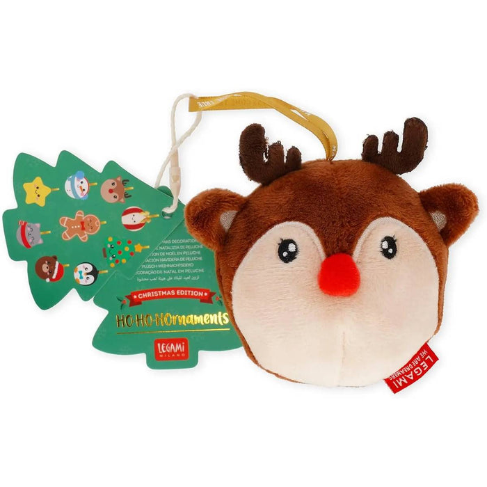 LEGAMI Decorazione Natalizia Di Peluche Reindeer Oh-Oh-Ohrnaments - LEGSSD0004