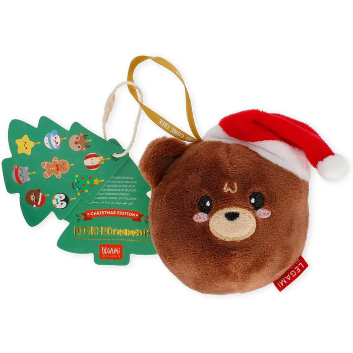 LEGAMI Decorazione Natalizia Di Peluche Teddy Oh-Oh-Ohrnaments - LEGSSD0005