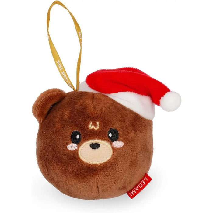 LEGAMI Decorazione Natalizia Di Peluche Teddy Oh-Oh-Ohrnaments - LEGSSD0005