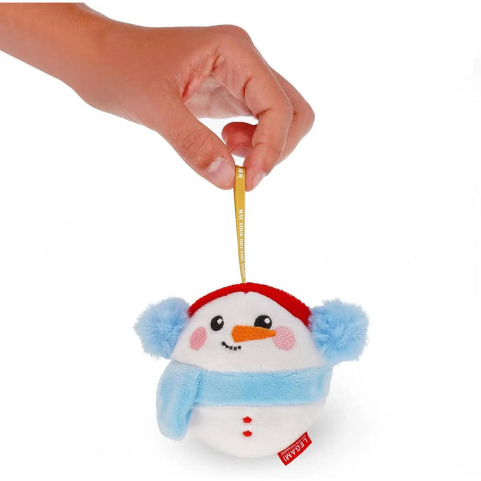 LEGAMI Decorazione Natalizia Di Peluche Snowman Oh-Oh-Ohrnaments - LEGSSD0008