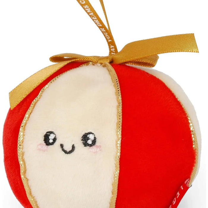 LEGAMI Decorazione Natalizia Di Peluche Ball Oh-Oh-Ohrnaments - LEGSSD0009