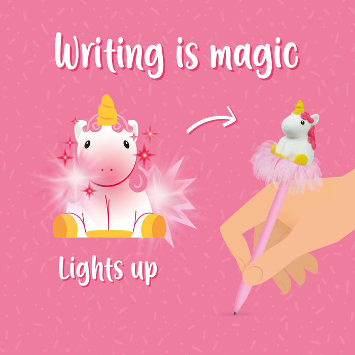 LEGAMI Penna Unicorno Luminosa Writing Is Magic - LEGUPKIT1
