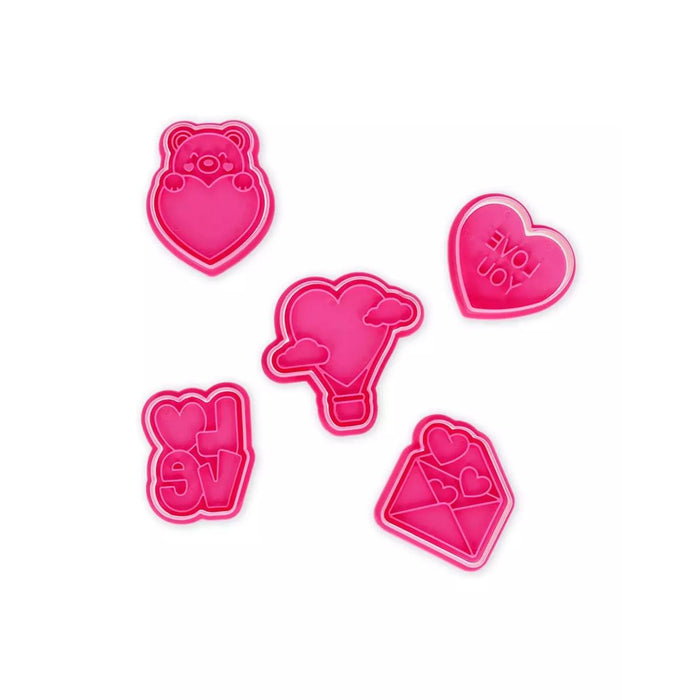 LEGAMI Set Di 5 Formine Per Biscotti Cookie Time Love - LEGVCC0001
