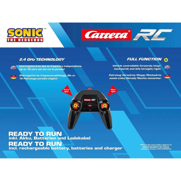 CARRERA Team Sonic Racing Shadow Performance Version Rc - 370201064