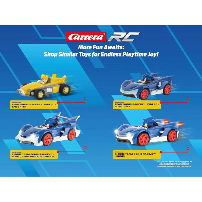CARRERA Team Sonic Racing Shadow Performance Version Rc - 370201064