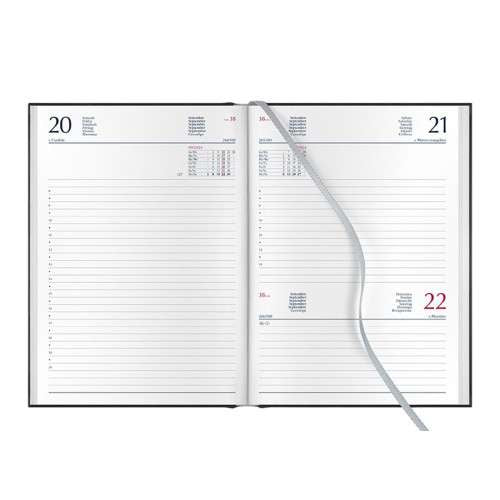 CASTELLI Agenda Giornaliera 2025 Gommata Blu 14,5X20,5 Cm - R-25-0064000401C
