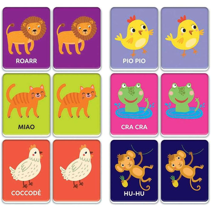 CLEMENTONI Montessori Flashcards Baby Che Verso Fai? - 16831