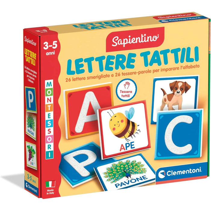 CLEMENTONI Montessori Lettere Tattili - 16855