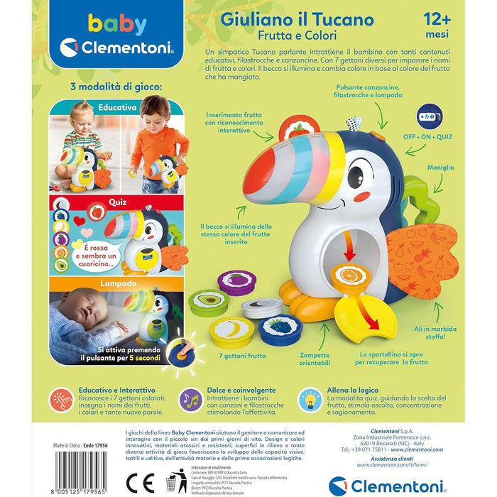 CLEMENTONI Giuliano Il Tucano Frutta E Colori - 17956