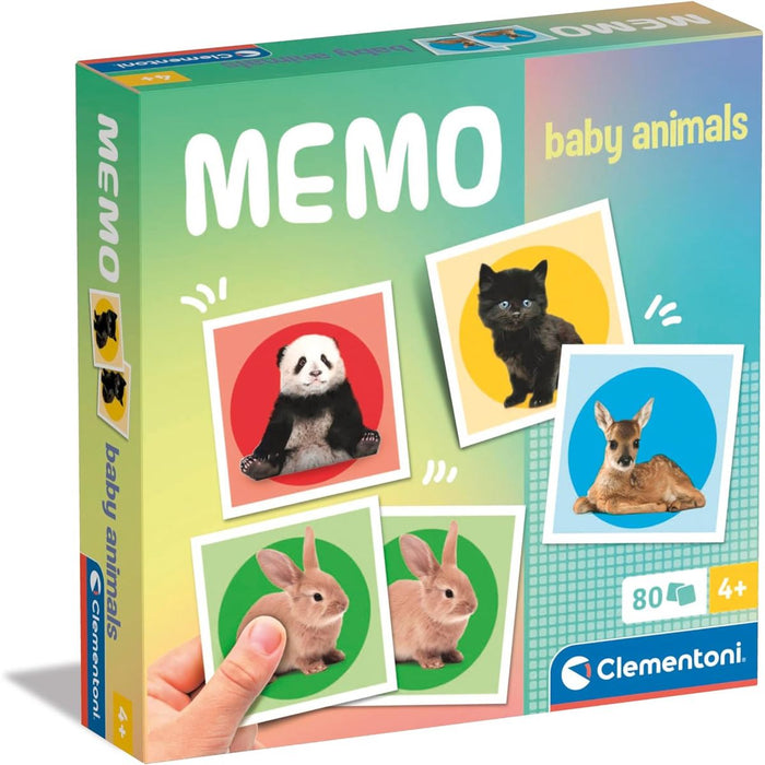 CLEMENTONI Memo Baby Animals - 18305