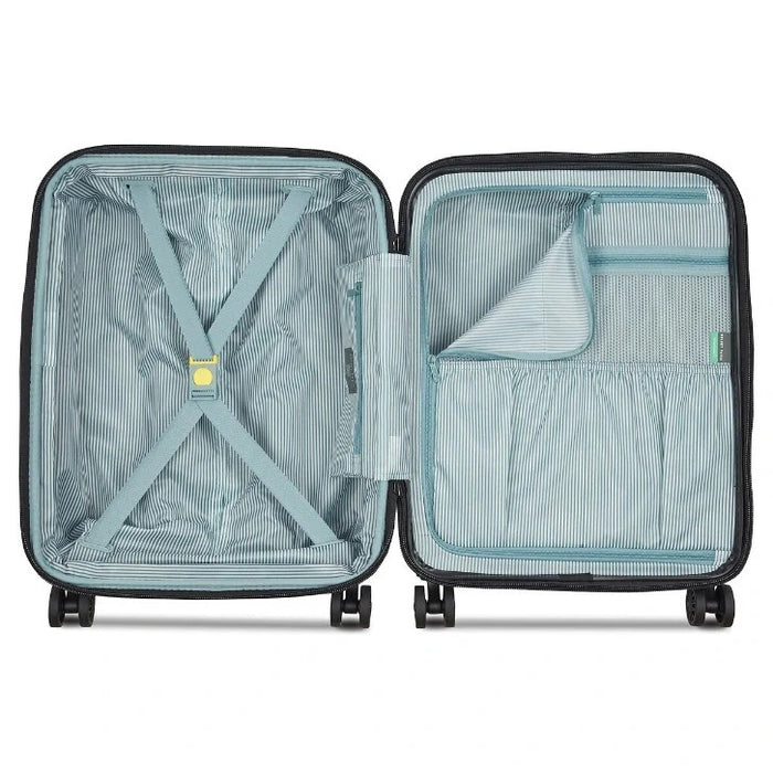DELSEY Trolley Cabina Comete Nera 40 X 55 X 20/23 Cm Espandibile
