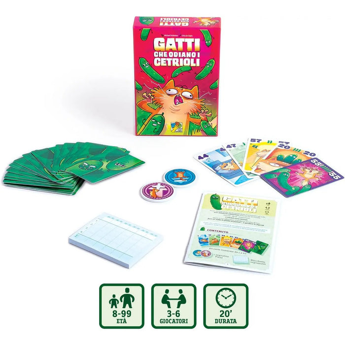 DV GIOCHI Gatti Che Odiano I Cetrioli