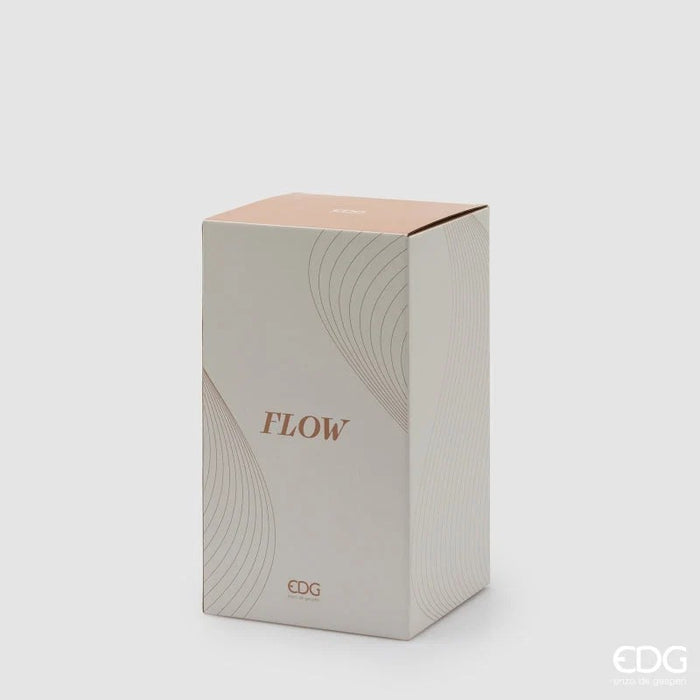 EDG Vaso Flow Sinuoso H 30 Cm Marrone Chiaro