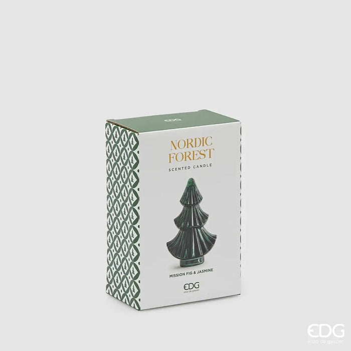 EDG Candela Forest Albero Di Natale H 20 Cm Fragranza Mission Fig & Jasmine