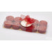 EDG Confezione 10 Tealight Glitterate Rosse