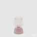 EDG Lampada Da Tavolo Biforma A Righe Led H 13 Cm D 9 Cm Rosa - 7600258A500