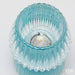 EDG Lampada Da Tavolo Biforma A Righe Led H 13 Cm D 9 Cm Celeste - 7600258A881