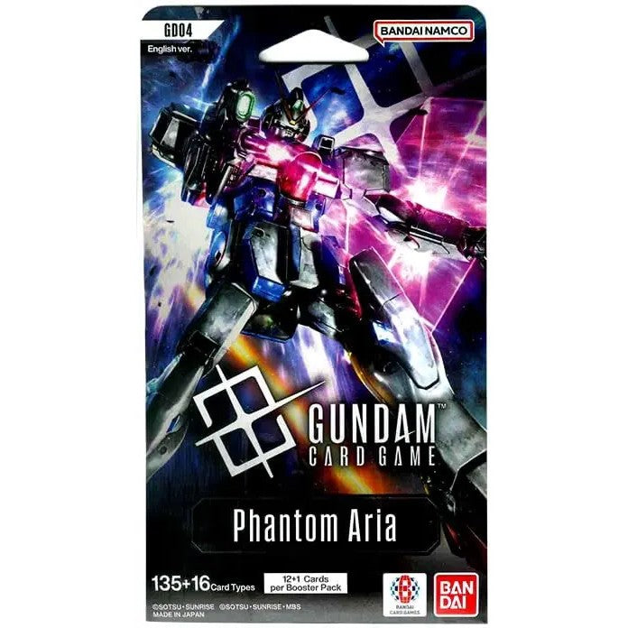 BANDAI Carte Gundam Phantom Aria Gd-04 Blister 12 Carte - Eng