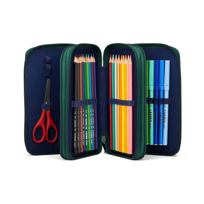 FOND OF Ergobag Astuccio Maxi 3 Zip Bear Rex - 01292-900Y0-10