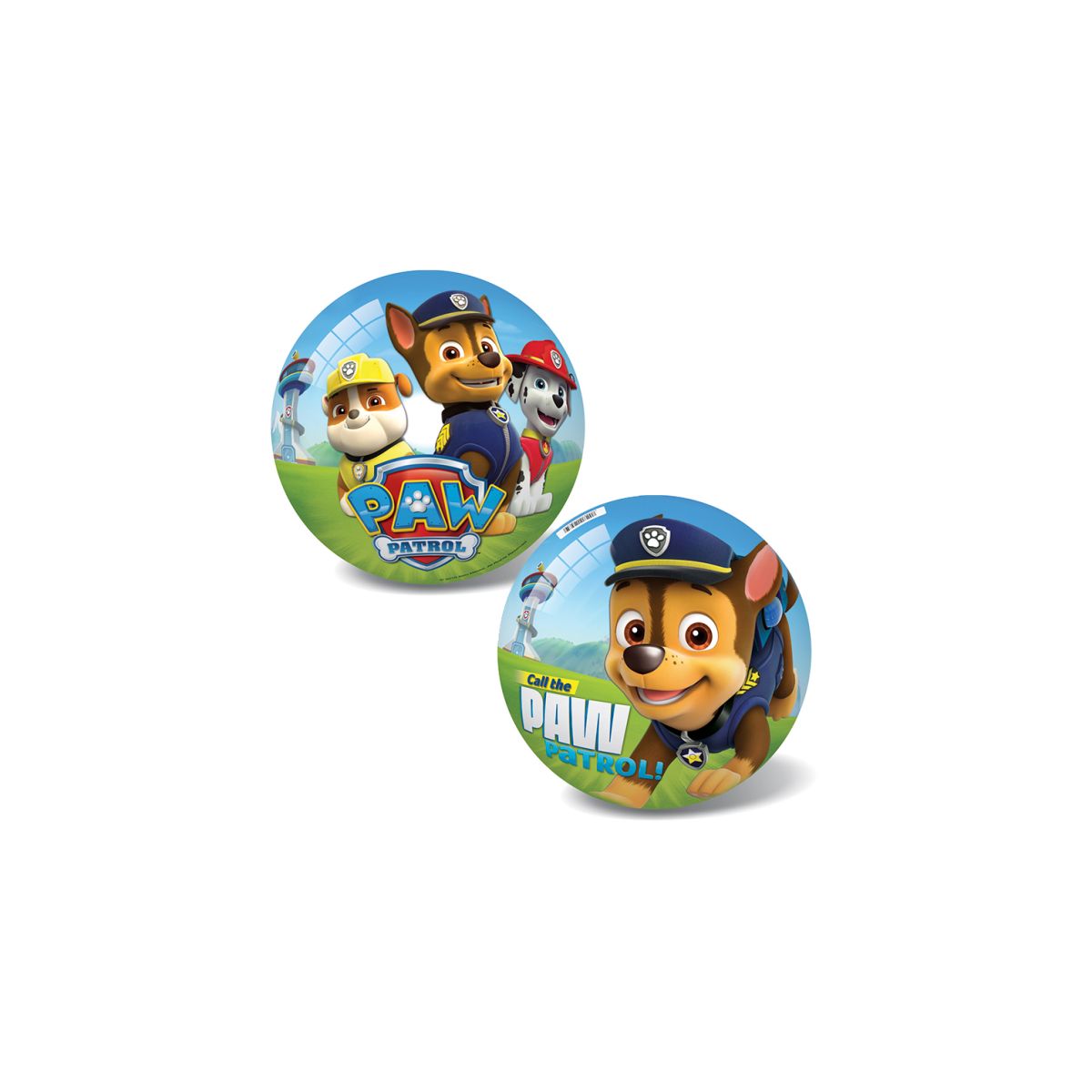Toyland Ballon Paw Patrol 23 Cm – Motif Rayé Avec Rubble, Chase Et Skye – Jouet D'intérieur/extérieur, Gonflable, Dès 3 Ans
