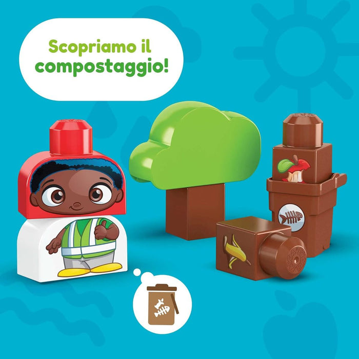 MATTEL Mega Bloks Squadra Raccolta Differenziata - HDL06