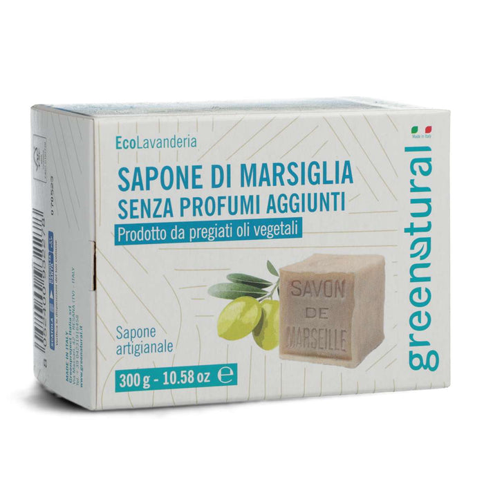 GREENATURAL Sapone Di Marsiglia 300 Gr - MAR300