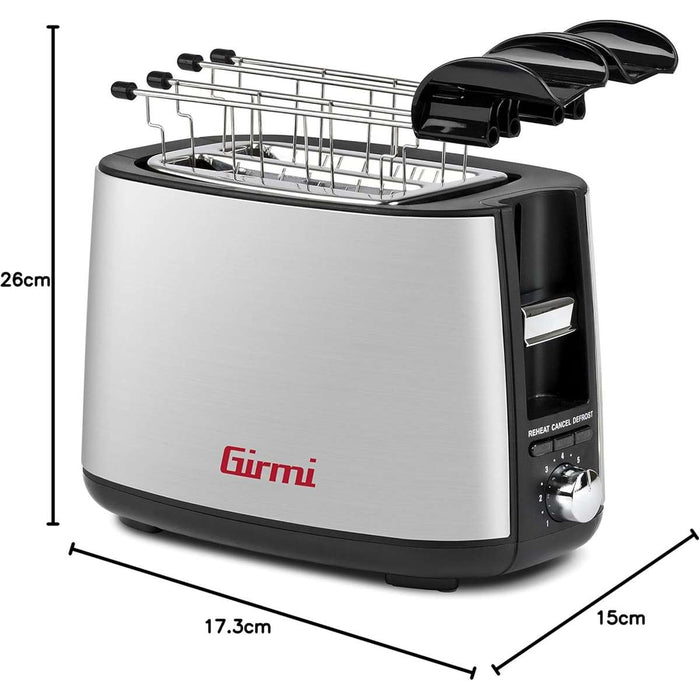 GIRMI Tostapane Inox 750W - TP54