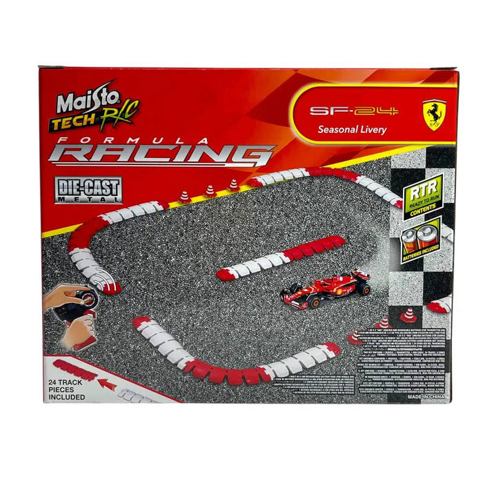 GOLIATH Burago Rc Formula Racing Ferrari Sf 24 1:41 Con Pista - BRG82671