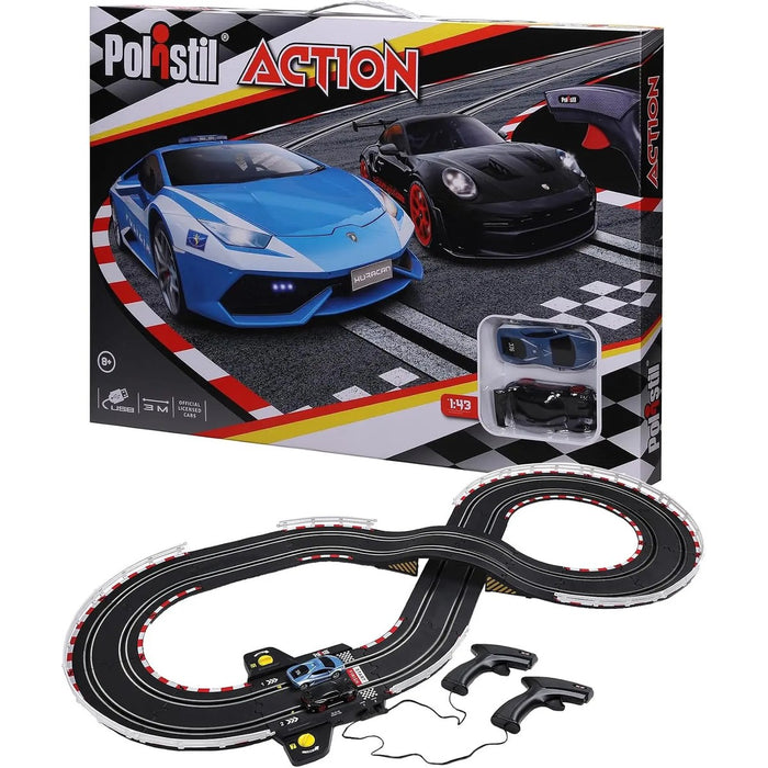 GOLIATH Polistil Pista Porsche-Lambo Usb 1-43
