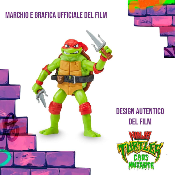 Giochi Preziosi TU844000 Tartarughe Ninja Caos Mutante Raffaello 30cm Rolling Punch con Fuzione Combattimento e Arma Giochi Preziosi TU844000 Tartarughe Ninja Caos Mutante Raffaello 30cm Rolling Punch con Fuzione Combattimento e Arma