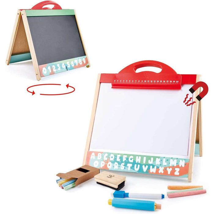 HAPE Lavagna 2 In 1 Con Maniglia E Contenitore - E1062