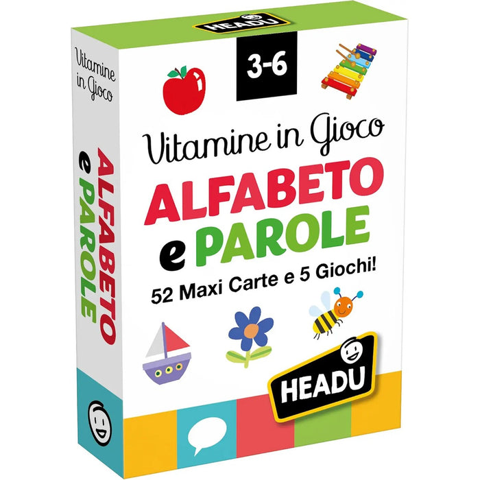 HEADU Carte Vitamine In Gioco Alfabeto E Parole