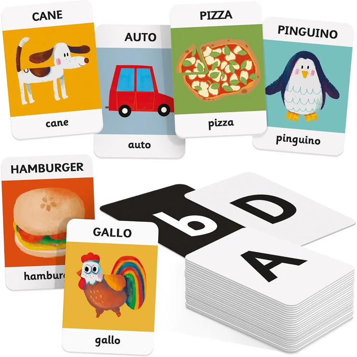 HEADU Carte Vitamine Gioco Scrivo E Leggo 100 Parole