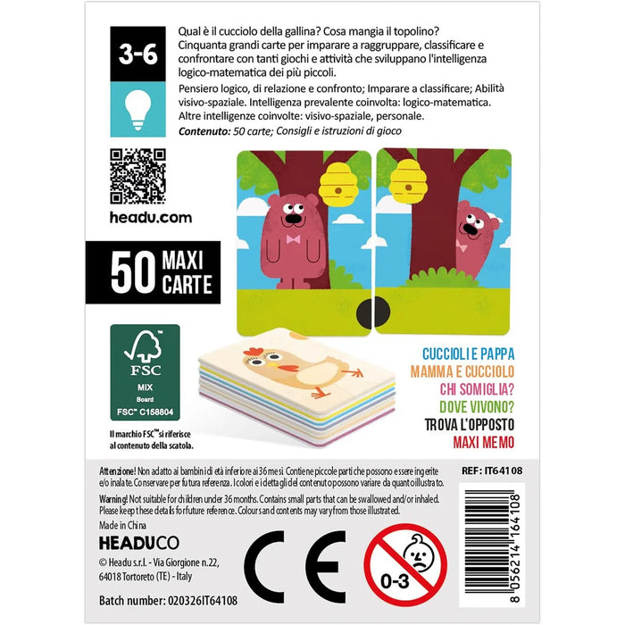 HEADU Carte Vitamine In Gioco Prima Logica