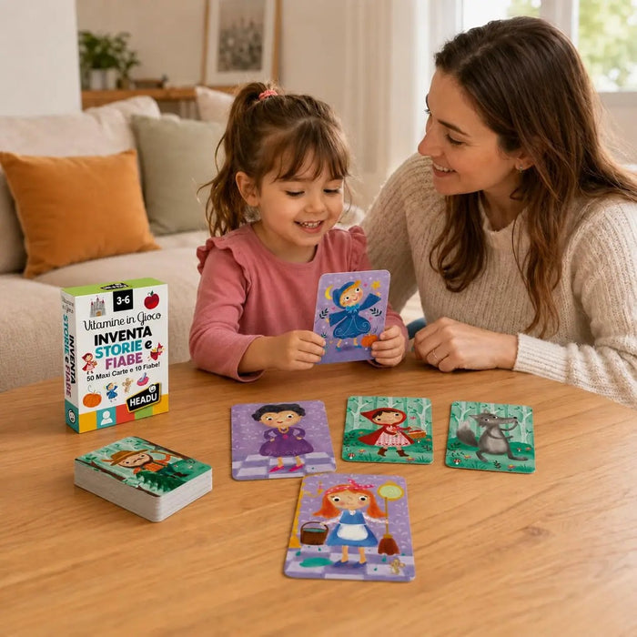 HEADU Carte Vitamine Gioco Inventa Storie E Fiabe