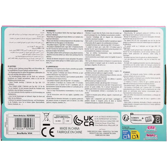 IMC TOYS Cry Babies Goodnight Friends Luna & Poppy - 929586IM1