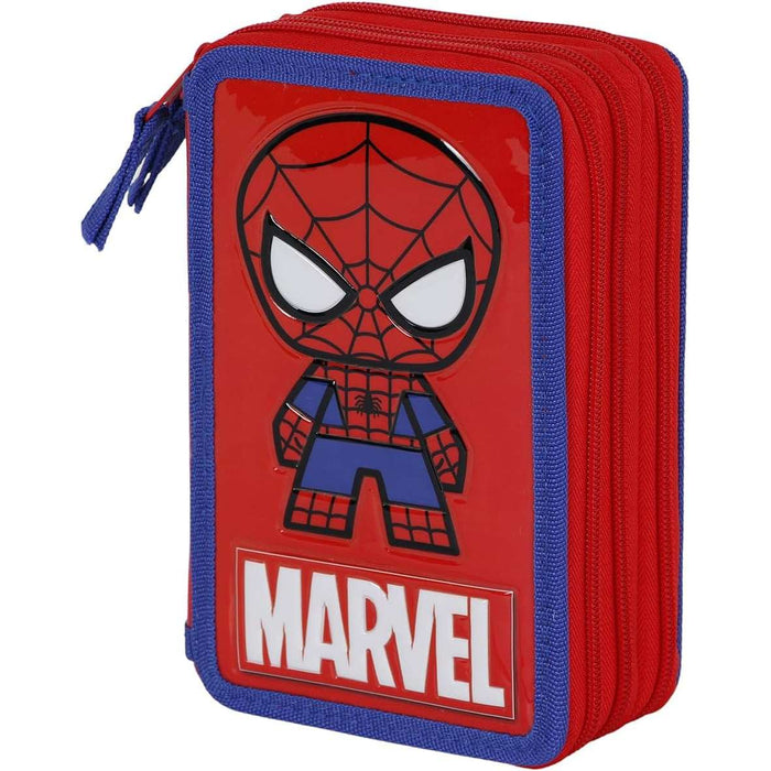 KARAKTER MANIA Astuccio Triplo Spiderman Con Accessori - 06658