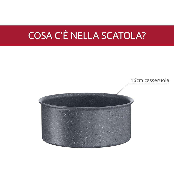 LAGOSTINI Casseruola Fonda Cm16 Ingenio Mineralis Green - 12164031016