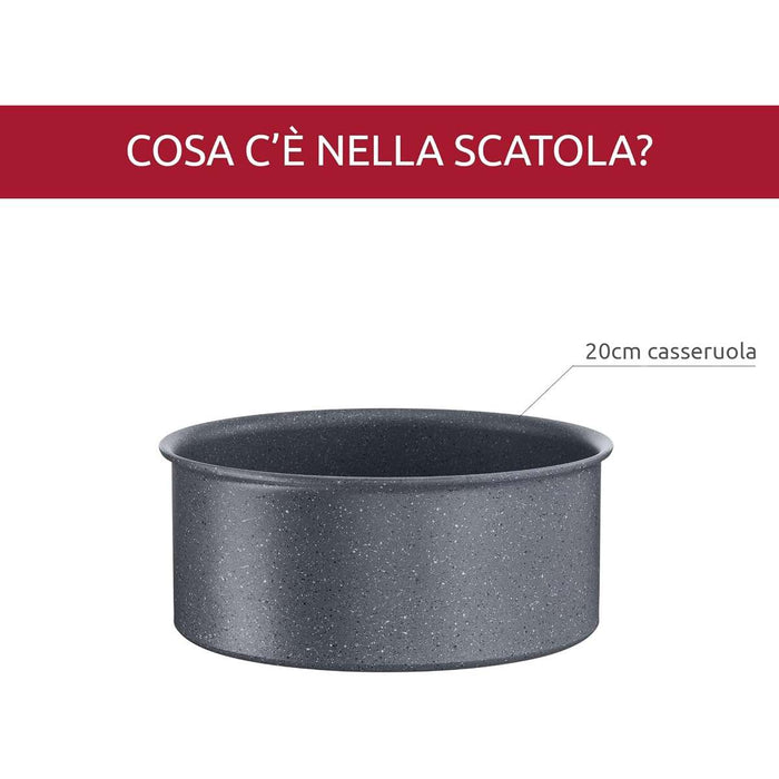 LAGOSTINI Casseruola Fonda Cm20 Ingenio Mineralis Green - 12164031020