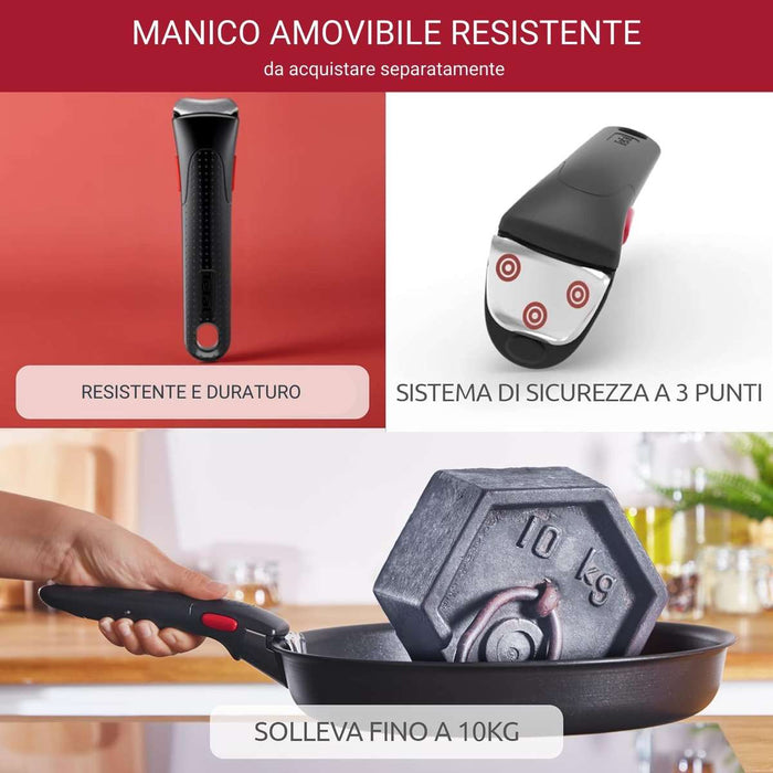 LAGOSTINI Padella Cm 24 Ingenio Mineralis Green - 12164040124