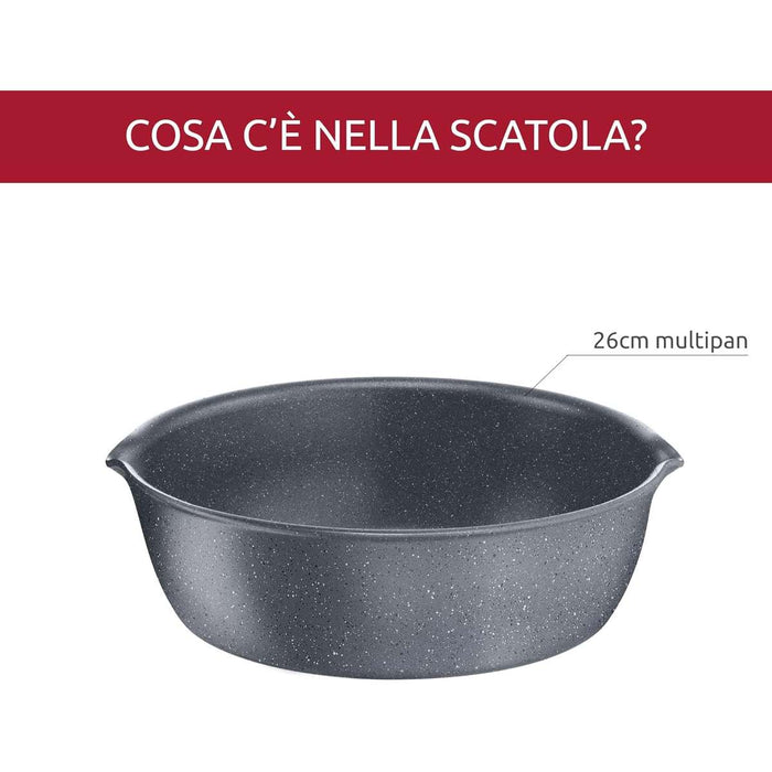 LAGOSTINI Padella Multiuso Cm 26 Ingenio Mineralis Green - 12164040226