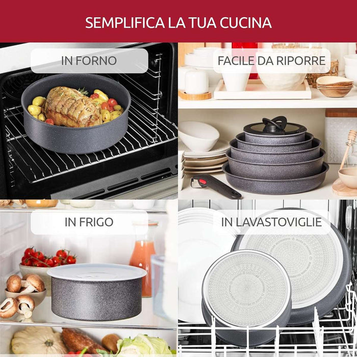 LAGOSTINI Padella Multiuso Cm 26 Ingenio Mineralis Green - 12164040226