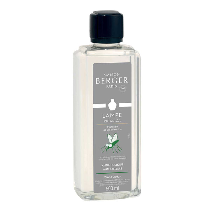 MAISON BERGER Anti Mosquito Zanzare Vent D'Ocean Ricarica Per Lampada Catalitica 500 Ml - 115067
